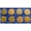 Image 2 : 328. Lot: Canada George V Large Cents 1911, (4) 1913, 1917, 1919, & 1920 grading VG-VF. Most with pr