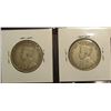 Image 2 : 361. Lot: New Foundland Silver Half Dollars 1918C & 1919C VG.