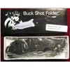 Image 1 : 378. "Buck Shot Folder" #18-285B. 5" Closed light weight Lockback Stainless Steel Blade with satin f