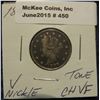 Image 1 : [450] 1899 V Nickel 5C CH.VF Tone