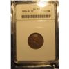 Image 1 : 573. 1924 S Lincoln Cent. ANACS slabbed AU 58.