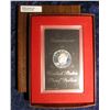 Image 1 : 624. 1973-S Proof 40% Silver Ike Dollar in the original Government Issue Brown packaging. Key date S