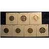 Image 1 : 635. (7) Jefferson Nickels – 1938PD, 1939PDS, 1950P & 1951-S, all circulated, and all key and semi-k