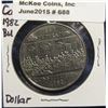 Image 1 : 688. 1867-1982 Confederation Constitution Canada Dollar. Brilliant Uncirculated.