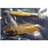 Image 2 : 761. Keyring with Miniature Bowie Knife in sheath; & a small Imperial U.S.A. Two-blade Pen Knife.