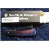 Image 2 : 770. CKRDR "Smith & Wesson" Two-blade Razor Knife with Titanium Reflective Coated Blades. New in box