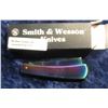 Image 2 : 771. CKRDR "Smith & Wesson" Two-blade Razor Knife with Titanium Reflective Coated Blades. New in box