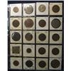 Image 1 : 781. (20) Different Great Britain Coins in a Coin Dealer's Plastic Stock page. Includes a Great Brit