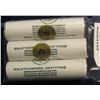 Image 1 : 810. (3) 2006 P Original World Reserve Monetary Exchange wrapped Rolls of Jefferson Nickels. "Return
