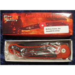 812. #15-222FF Frost Cutlery "American Fire Fighter". New in box.