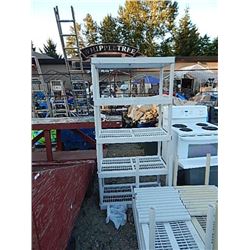 SHELF - 5 TIER - WHITE