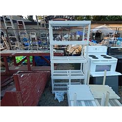 SHELF - 5 TIER - WHITE