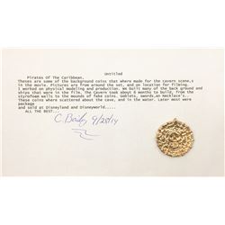 GOLD COIN PROP FROM PIRATES OF CARRIBEAN