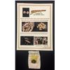 Image 1 : INDIANA JONES AND THE KINGDOM OF THE CRYSTAL SKULL SCREEN USED GOLD COIN