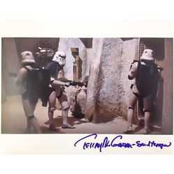 STAR WARS COLOR SATIN FINISH PHOTOGRAPH SIGNED BY TERRY MCGOVERN