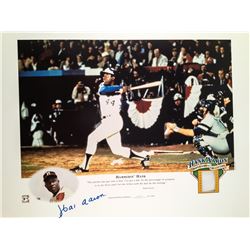 HANK AARON SIGNED PRINT