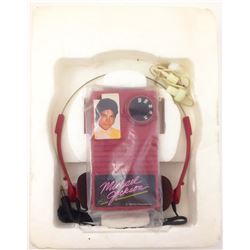 MICHAEL JACKSON HANDHELD RADIO AND HEADSET