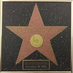 MICHAEL JACKSON HOLLYWOOD WALK OF FAME DISPLAY