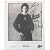 Image 1 : MICHAEL JACKSON SIGNED AND INSCRIBED PHOTO