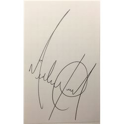 MICHAEL JACKSON SIGNED PAPER