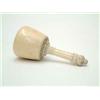 Image 1 : An ivory gavel with silver mounts, Sheffield 1898, with turned handle and mallet body, makers mar...
