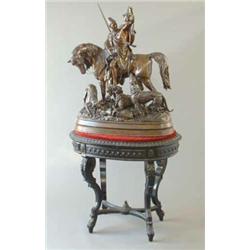 Arthur Waagen, German, 1838-1898,  Kabyle au Retour de la Chasse (The Return from the Hunt) , sig...