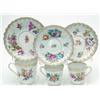 Image 1 : A Crown Dresden spiral-moulded tea and coffee service, consisting of 4 teacups and saucers and 11...
