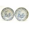 Image 1 : An early 19th century blue and white Stone China part dinner service, consisting of 27 plates and...