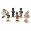 Image 1 : A collection of 6 Royal Doulton Bunnykins figures, comprising Mr Bunnybeat DB16, Lollypopman DB65...