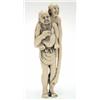 Image 1 : An ivory figural netsuke, Meiji, Ashinaga and Tenaga, signed, 4ins...