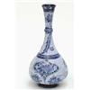 Image 1 : A Macintyre Moorcroft Florian ware vase, circa 1902, painted with Cornflower pattern in blue shad...