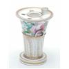 Image 1 : A Wedgwood bone china quill stand, 1812-22, tapering shape painted with a broad band of roses and...