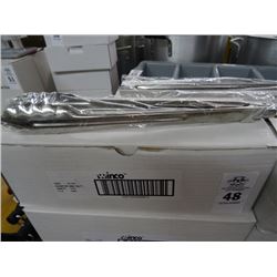 12" Case of Tongs (12)