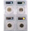 Image 2 : LOT OF ( 4 ) 1941 JEFFERSON NICKELS, PCGS MS-65