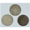 Image 2 : LOT OF ( 3 ) BARBER HALF DOLLARS, 1900, 1903-S, AND 1913-D