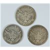 Image 2 : LOT OF ( 3 ) BARBER HALF DOLLARS, 1906-D, 1912-D, AND 1914-S