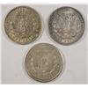 Image 2 : 1921 P-D-S MORGAN SILVER DOLLARS: NICE CIRCULATED