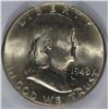 Image 2 : 1948 FRANKLIN HALF DOLLAR, PCGS MS-65 FBL