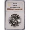 Image 1 : 1957-D FRANKLIN HALF DOLLAR, NGC MS-64 FBL