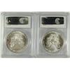 Image 2 : 2003 & 2004 AMERICAN SILVER EAGLES, PCGS MS-69