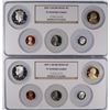 Image 1 : (2) 2007 SILVER PROOF SETS (MISSING QUARTERS) NGC PF-70 UC (MULTIHOLDER)