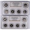 Image 1 : (2) 2009 CLAD PROOF QUARTER SETS NGC PF-70 UC (MULTIHOLDER)