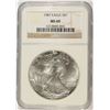 Image 1 : 1987 SILVER AMERICAN EAGLE NGC MS-69