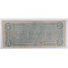 Image 2 : 1864 $5 CONFEDERATE STATES OF AMERICA NOTE (T-69) F/VF