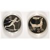 Image 1 : 1988 CANADA OLYMPIC FREESTYLE AND CROS COUNTRY SILVER 2 COIN SET