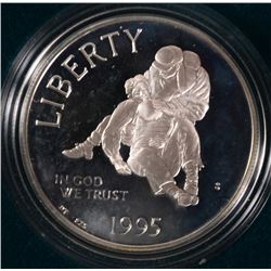 1995 CIVIL WAR BATTLEFIELD - SILVER w/BOX PROOF SET