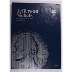JEFFERSON NICKEL COLLECTION 1938 thru 1961