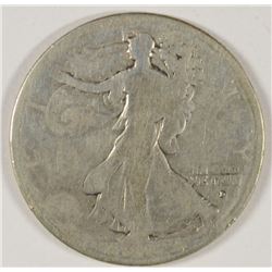 1916-D WALKING LIBERTY HALF AG/G CLEANED