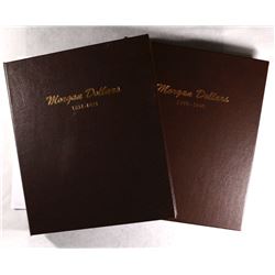 SET OF NICE USED DANSCO MORGAN DOLLAR ALBUMS  1878-1921 (2 BOOKS)