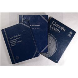 3  BOOKS:  2 - 1909-40 LINCOLN CENT & TWENTIETH CENTURY TYPE COLLECTION